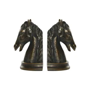 Porte-livre cheval résine DKD Home Decor 23x9x19 cm (x2) image-0