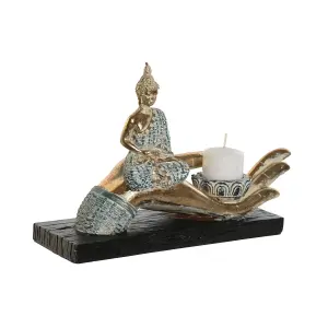 Figurine oriental décapé DKD Home Decor 25,7x8x16 cm (x2) image-1