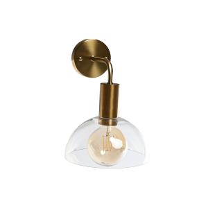 Modern metal and glass wall light DKD Home Decor image-2