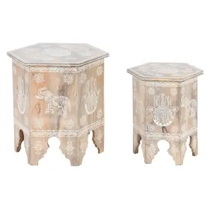 Beistelltisch DKD Home Decor 48x41,5x49 cm (x2) image-0