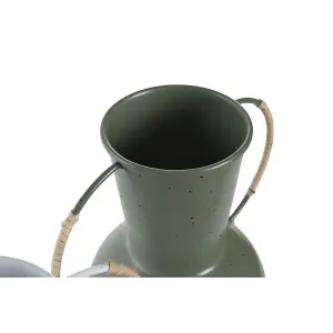 Μεταλλικό βάζο από πηλό DKD Home Decor 20x13x24 cm (x2) image-1