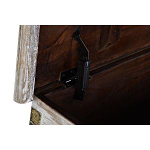 Metal and mango wood chest DKD Home Decor 80x40x45 cm image-5