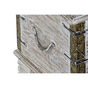 Metal and mango wood chest DKD Home Decor 80x40x45 cm image-3