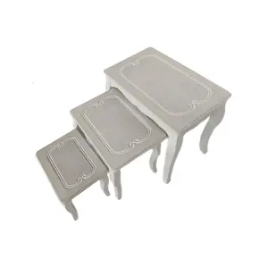Side table DKD Home Decor 53x35x47 cm (x3) image-0