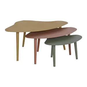 Side table DKD Home Decor 100x60x41 cm (x3) image-0