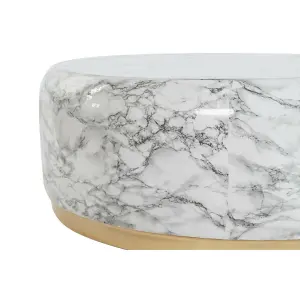 Σιδερένιο τραπεζάκι σαλονιού DKD Home Decor 120x120x40 cm image-2