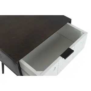 Μεταλλικό κομοδίνο από ξύλο μάνγκο DKD Home Decor Wengue image-3