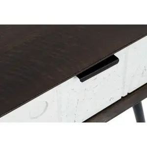 Μεταλλικό κομοδίνο από ξύλο μάνγκο DKD Home Decor Wengue image-5
