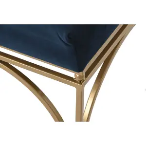 Metal bench DKD Home Decor (x2) image-3