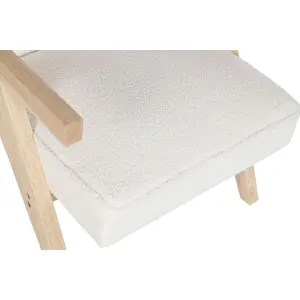 Polyester wood armchair DKD Home Decor 64x66x79 cm image-5