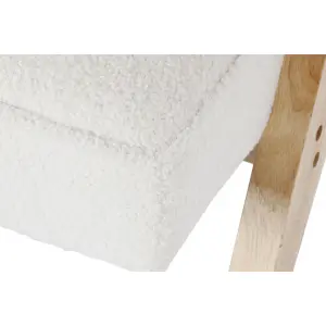 Polyester wood armchair DKD Home Decor 64x66x79 cm image-4