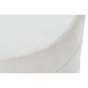 Αναπαυτικό σκαμνί από βελονιά και MDF ξύλο DKD Home Decor image-1