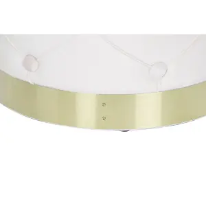 Πάγκος ποδιών από βελούδο και ξύλο MDF DKD Home Decor image-2