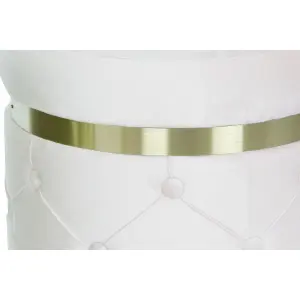 Πάγκος ποδιών από βελούδο και ξύλο MDF DKD Home Decor image-3