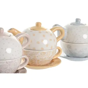 Theepot van dolomiet DKD Home Decor (x3) image-3