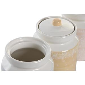 Dolomitglas shabby chic DKD Home Decor (x3) image-2