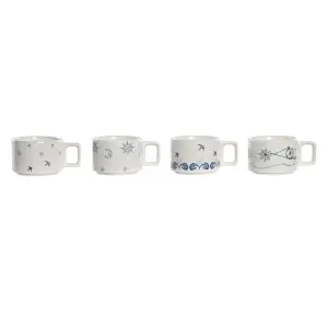 Κούπα καφέ μεταλλική δολομίτη DKD Home Decor (x4) image-0