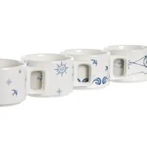 Κούπα καφέ μεταλλική δολομίτη DKD Home Decor (x4) image-2