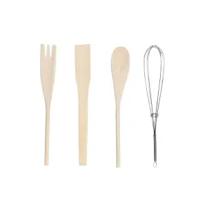 Δοχείο για σκεύη κουζίνας από ξύλο MDF DKD Home Decor 12x12x25 cm (x3) image-1