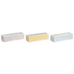 Κουτί για τσάγια DKD Home Decor 30x9x8 cm (x3) image-1