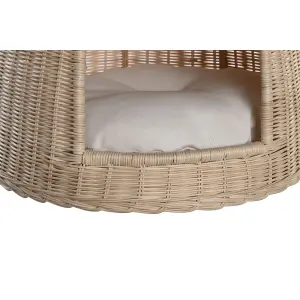 Panier pour animal domestique en rotin DKD Home Decor image-3
