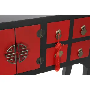 Fir and mdf wood console DKD Home Decor image-3