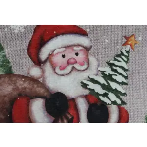 Coussin noël à motif père noel DKD Home Decor 40x10x40 cm (x2) image-2