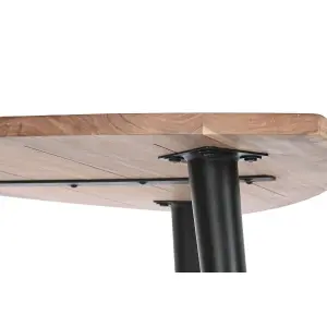 Μεταλλικό τραπεζάκι σαλονιού από ακακία DKD Home Decor 90x90x76 cm image-4