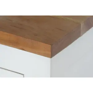Acacia mango wood bedside table DKD Home Decor 45x40x60 cm image-3