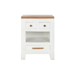 Acacia mango wood bedside table DKD Home Decor 45x40x60 cm image-1