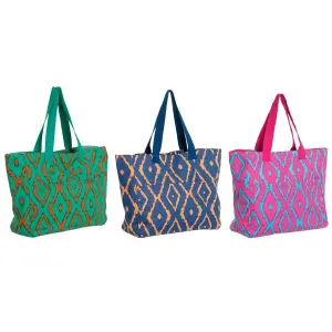 Beach Bag DKD Home Decor 55x14x35 cm (x2) image-0