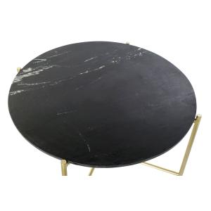 Iron marble coffee table DKD Home Decor image-3