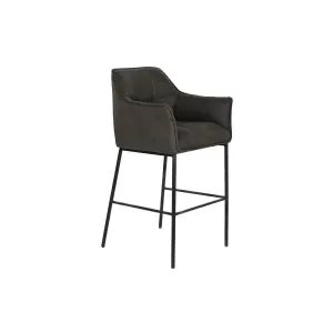 Μεταλλική σκαμνί DKD Home Decor 59x60x107 cm image-1