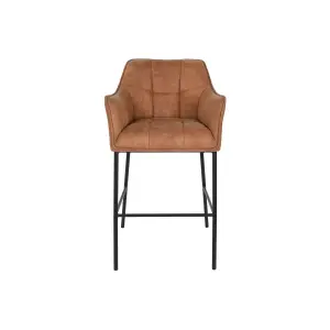 Metalowy stołek DKD Home Decor 59x60x107 cm