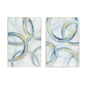 Frame DKD Home Decor Abstrait Moderne 80x2,5x120 cm (x2) image-0