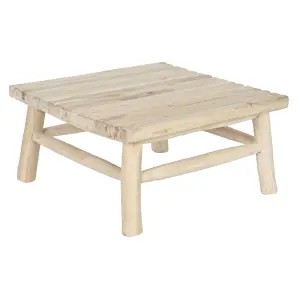 Coffee table DKD Home Decor teck 80x80x40 cm image-1