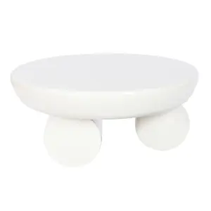 MDF wooden coffee table DKD Home Decor 80x80x37 cm image-0