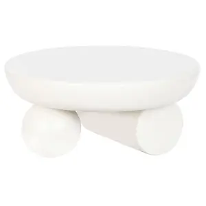 MDF wooden coffee table DKD Home Decor 80x80x37 cm image-1
