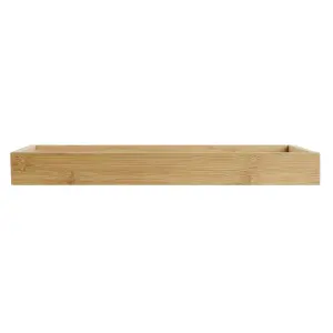 Μπαμπού δίσκος DKD Home Decor Naturel 43x27x4,5 cm image-1