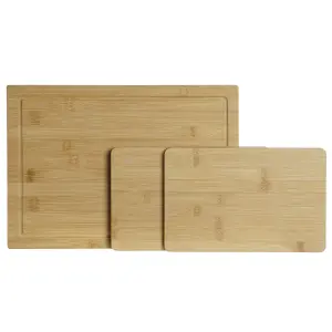 Tabla de cortar de bambú DKD Home Decor 35x25x3 cm image-3