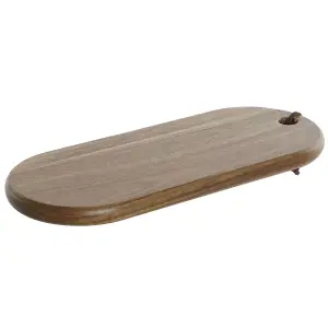 Tabla de cortar de acacia y cuerda DKD Home Decor image-0