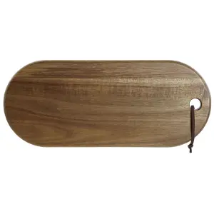 Tabla de cortar de acacia y cuerda DKD Home Decor image-1
