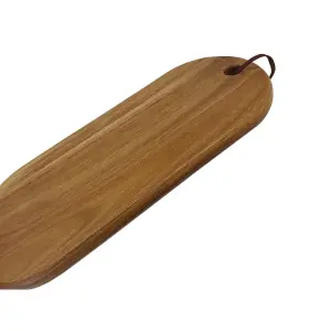 Tabla de cortar de acacia y cuerda DKD Home Decor image-3