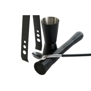 Stainless steel loft cocktail set DKD Home Decor image-2