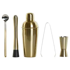 Ανοξείδωτο χάλυβα θήκη DKD Home Decor 8x8x21 cm image-0