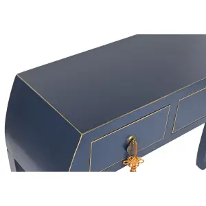 Wooden pine console DKD Home Decor 96x26x80 cm image-3