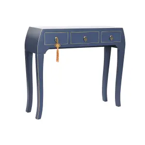 Wooden pine console DKD Home Decor 96x26x80 cm image-0