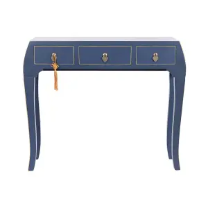 Wooden pine console DKD Home Decor 96x26x80 cm image-2