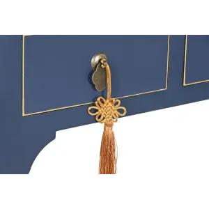 Wooden pine console DKD Home Decor 96x26x80 cm image-6