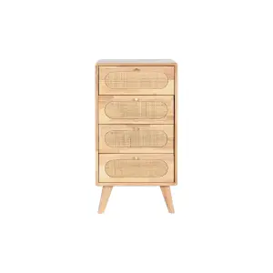 Metal and rubberwood chest of drawers DKD Home Decor image-1